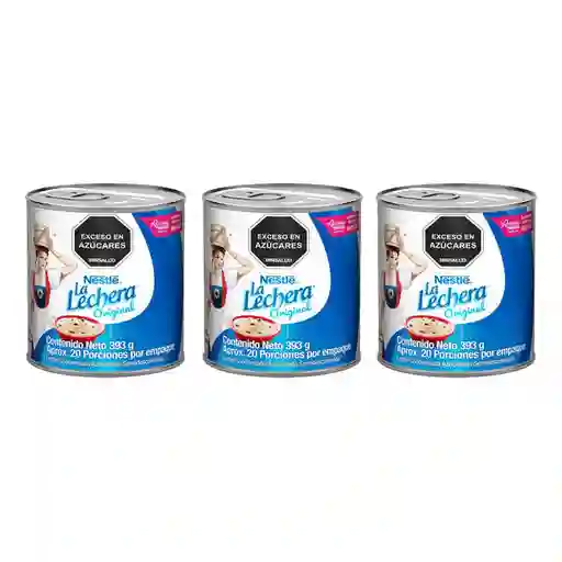 La Lechera Leche Condensada Azucarada Semidescremada