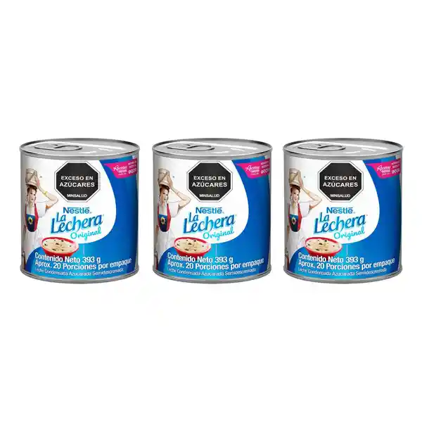 La Lechera Leche Condensada Azucarada Semidescremada
