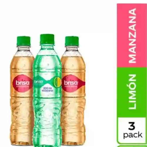 Agua Brisa con Gas de Sabores 600 ml