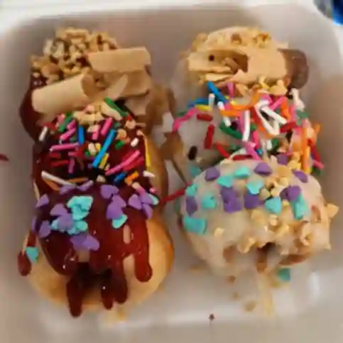 Bandeja de mini donas x6