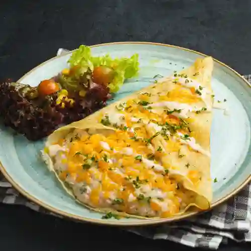 Crepe de Atún en Salsa Bechamel