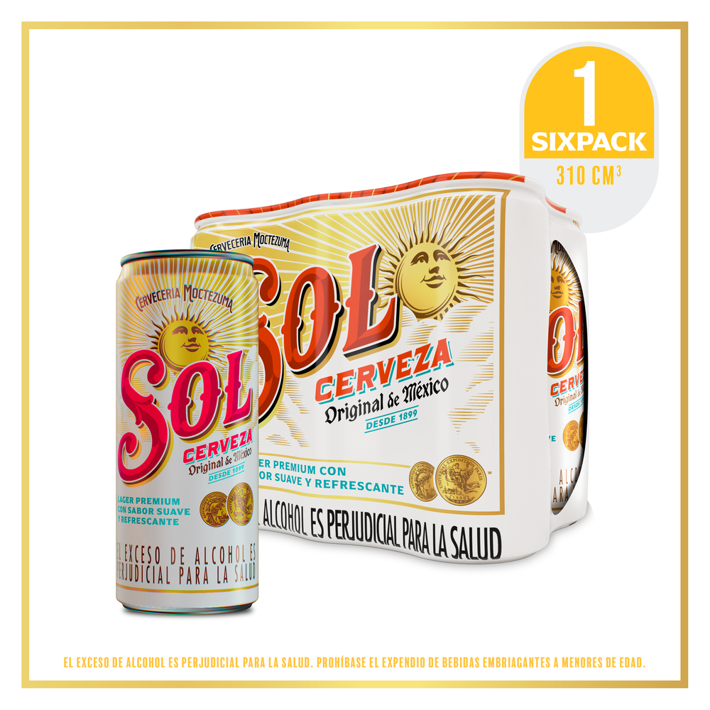 Sol Cerveza Original Lata 1860ml