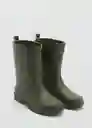 Botas Rain Khaki Talla 29 Niñas Mango