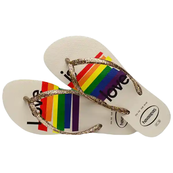 Sandalias Slim Pride II Beige Talla 40 4147797 Havaianas