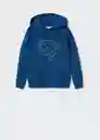 Sudadera Heroe Azul Talla 08 Niños Mango