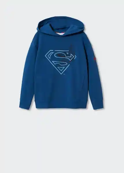 Sudadera Heroe Azul Talla 08 Niños Mango