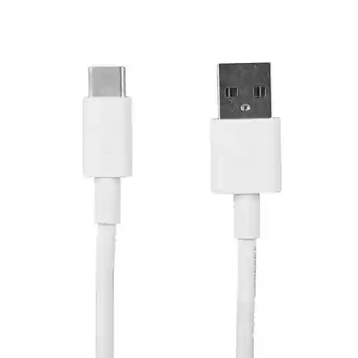 Cable de Datos 5A Carga Rápida Tipo C Blanco 1 M Miniso