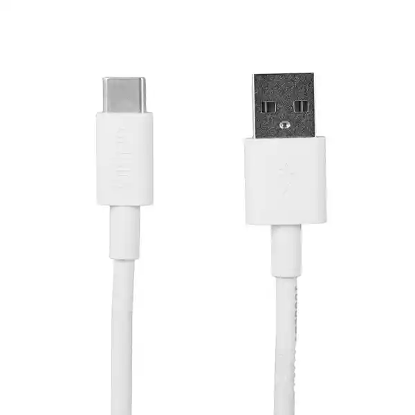 Cable de Datos 5A Carga Rápida Tipo C Blanco 1 M Miniso