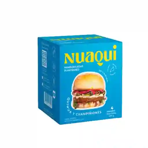 Nuaqui Hamburguesa Quinua Con Champinones Veggie