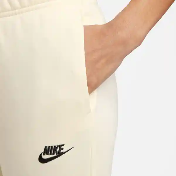 Nike Pantalón Nsw Club Fleece Mr Std Mujer Blanco L DQ5191-113