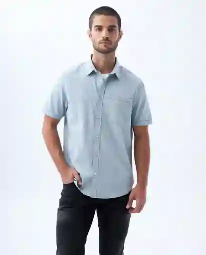 Camisa Hombre Verde Talla M 812F022 Americanino