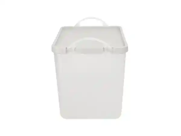 Caja Con Tapa Plástica Blanco Casaideas