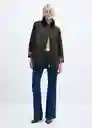 Abrigo Parka Niagara Khaki Talla XL Mujer Mango
