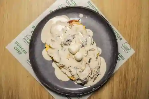 Patacón Champiñones