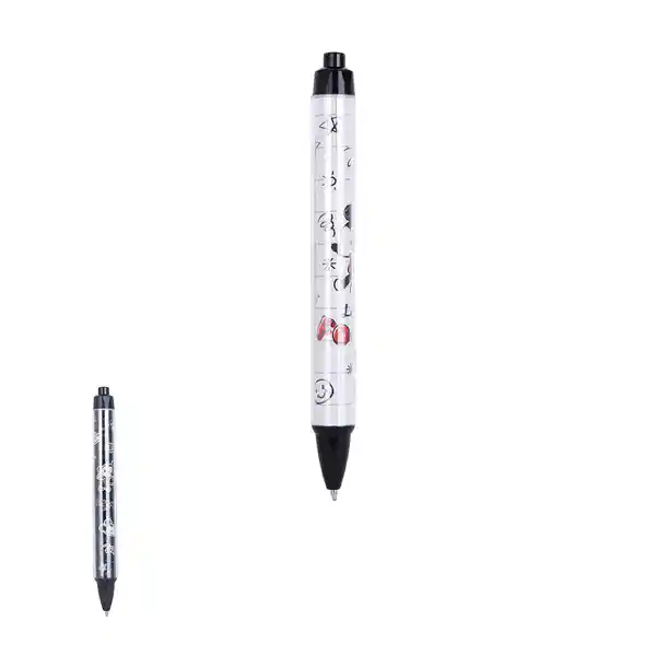 Esferos Negro 2 Modelos Mickey Mouse Disney 10 mm Miniso