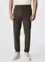 Pantalón Murlo Khaki Talla 40 Hombre Mango