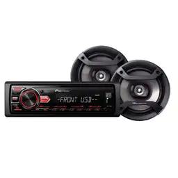 Pioneer Radio /Mp3/Usb+2 Parlantes Mxt 8510ub