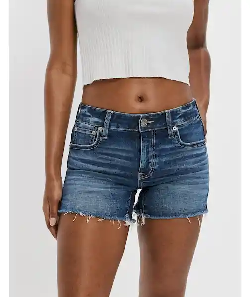 Short Mujer Azul Talla 0 400381712606 American Eagle