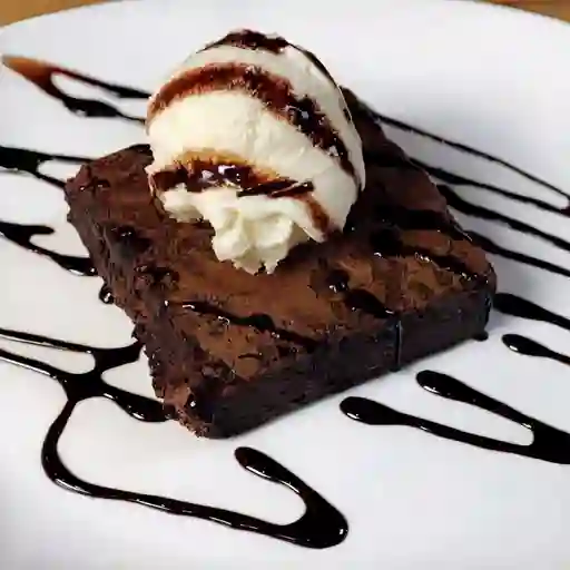 Brownie con Helado