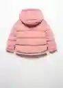 Abrigo Anorak Chiara Rosa Talla 10 Niña Mango