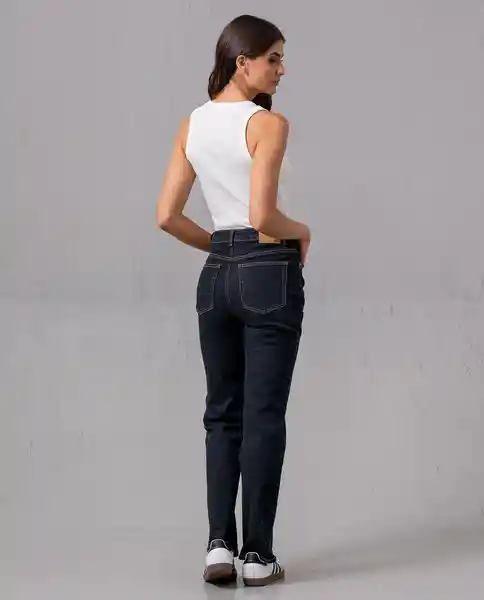 Jean Staight Mujer Azul Prusia Oscuro T 8 90748 Rifle