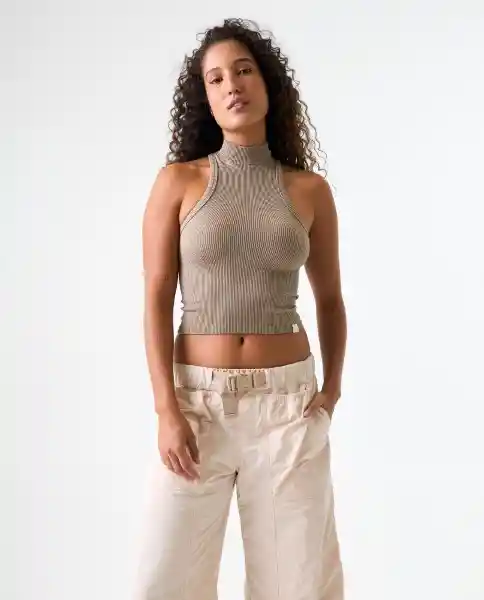 Camiseta Mujer Café Talla XS 602G050_CAF180830 Americanino