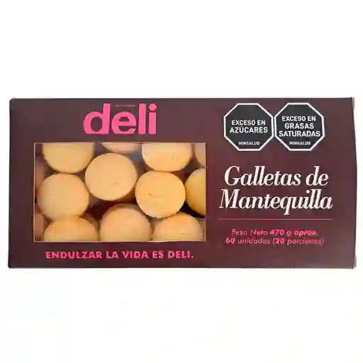 Deli Galleta Artesanal de Mantequilla Suaves y Crujientes