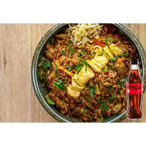 Sr Choo Arroz Frito Estilo Imperial +CocaCola S/az 300ml