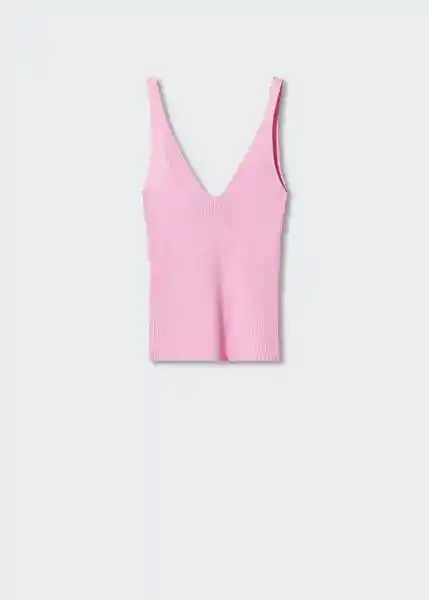 Top Gymnasti Rosa Pastel Talla M Mujer Mango