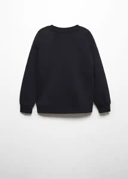 Buzo Sudadera Paris Negro Talla 12 Niña Mango