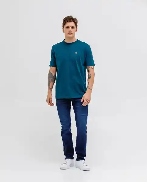 Camiseta Verde Cerceta Talla S Rifle100e001