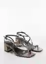 Sandalias Tayra Gunmetal Talla 36 Niña Mango