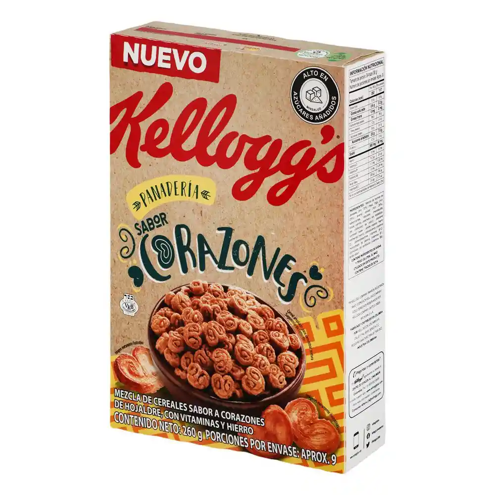 Kelloggs Cereal Sabor a Corazones