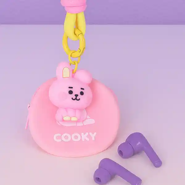 Estuche Protector de Audífonos Baby Cooky Serie Bt21 Miniso
