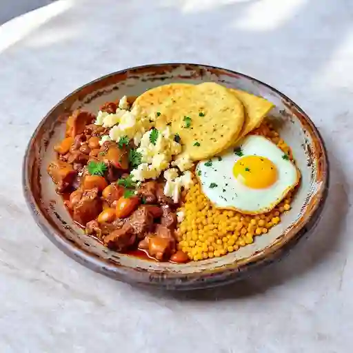 Calentado Con Carne