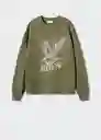 Buzo de Sudadera Freedom Khaki Talla 21 Mango Teen Girl Mango