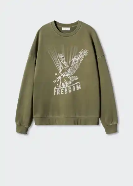 Buzo de Sudadera Freedom Khaki Talla 21 Mango Teen Girl Mango