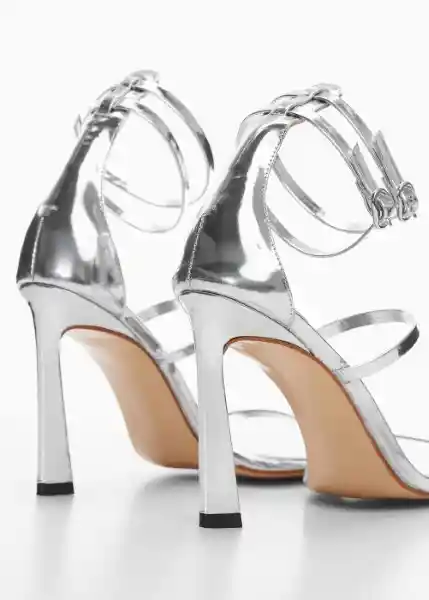 Zapatos Cala Plata Talla 38 Mujer Mango