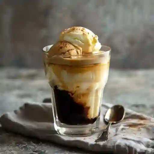 Affogato cafe con helado