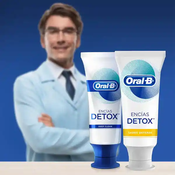 Oral-B Kit Crema de Dientes Détox + Cepillo de Dental Charcoal