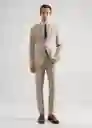 Blazer Americana Brasilia Beige Talla 56 Hombre Mango