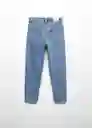 Jean Mom 6 Tejano Medio Talla 13 Niñas Mango