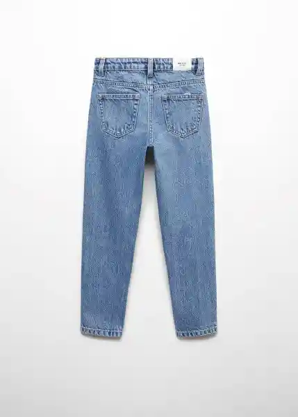 Jean Mom 6 Tejano Medio Talla 13 Niñas Mango