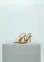 Sandalias Capsy Oro Talla 40 Mujer Mango