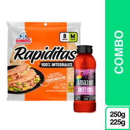 Combo Rapidita Integral 8p + Amazon Sweet Chili