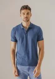 Camiseta Polo Jersey Hombre M - Azul