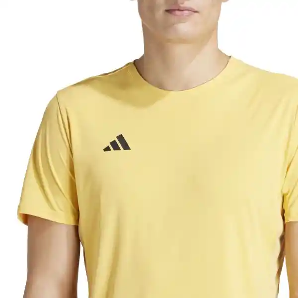 Adidas Camiseta Adizero E Tee Correr Hombre Azul/Gris Talla M