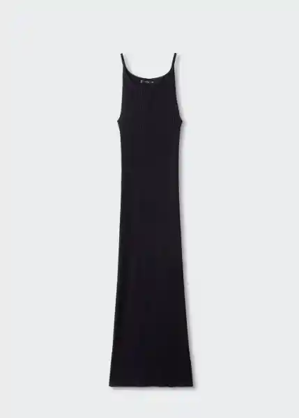 Vestido Martinez Negro Talla L Mujer Mango