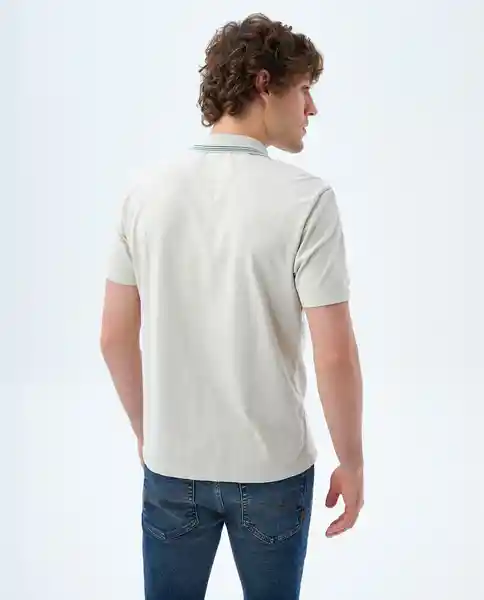 Camiseta Hombre Beige Talla L 809f000 Americanino