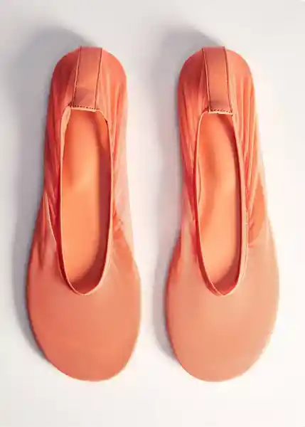 Zapatos Parosn Naranja Talla 39 Mujer Mango